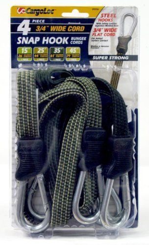 Snap hook flat bungee ds assortment 4 piece wide d 89956 for sale