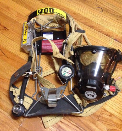 Scott air-pak 2.2 scba kit 2216 psi without 1/2 hour tank , presur-pak for sale