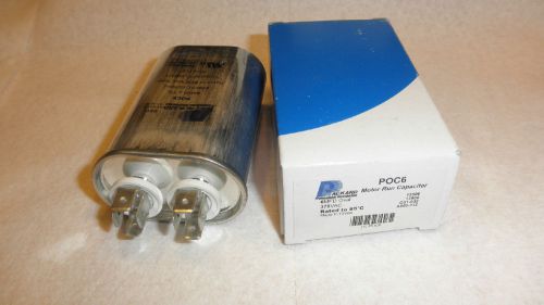 Packard Motor Run Capacitor 6 MFD 370VAC POC6 P0C6 Protected