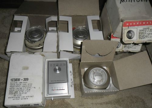 1 Lot Honeywell &amp; White Rodgers Thermostats 7Pcs TS86A1405