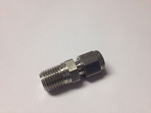 S-JOINT STAINLESS STEEL TUBE FITTING  1/4&#034; MALE X 1/4&#034;TUBE AIR FITTING