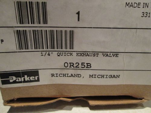 PARKER PNEUMATIC NO. OR25B Pneumatic Exhaust Valve