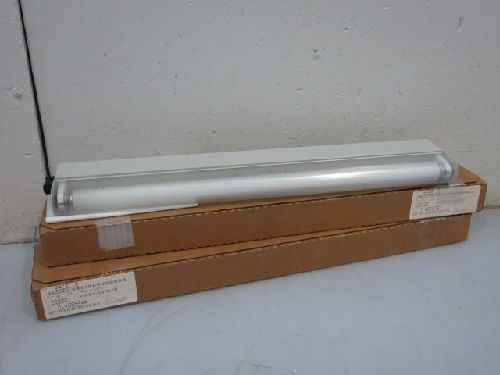 2 RITTAL 9968112 FLUORESCENT 24&#034; LIGHT FIXTURE, 18 WATTS, 120 VAC