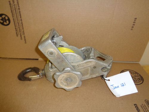 Lug all  web strap ratchet winch hoist comealong  jan121 for sale