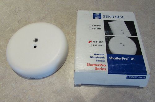 GE Sentrol Shatterpro 3 Acoustic Glassbreak Sensor Detector R5812NT