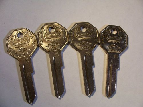 4  BASCO  BRIGGS &amp; STRATTON  NOS  GRV 15 1930 TO 1940  KEY BLANK  UNCUT