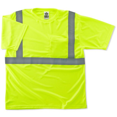 Ergodyne GloWear 8289 Economy Class 2 Safety Shirt Yellow Large NWT Ships Free!