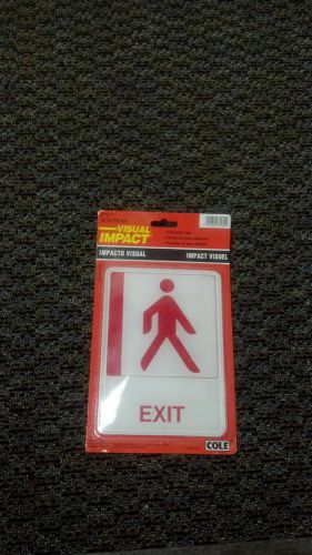 Hillman  5&#034;x7&#034; Exit sign