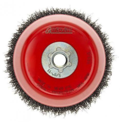 St. gobain abrasives 69936653348 norton crimped wire cup brush, carbon bristles, for sale