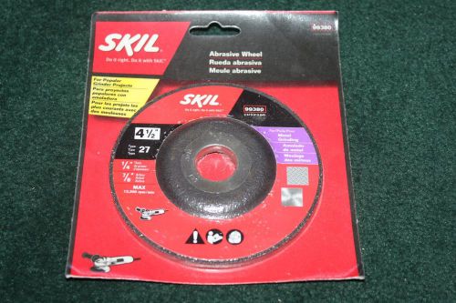 SKIL 4-1/2&#034; x 1/4&#034; ABRASIVE WHEEL METAL CUTTING ANGLE GRINDER # 99380 7/8&#034; ARBOR