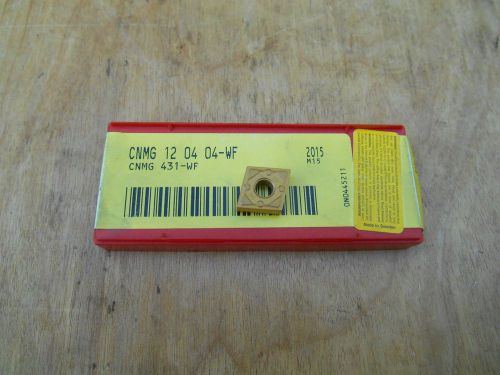 SANDVIK CARBIDE INSERTS , CNMG 431-WF , 2015 , 5 INSERTS