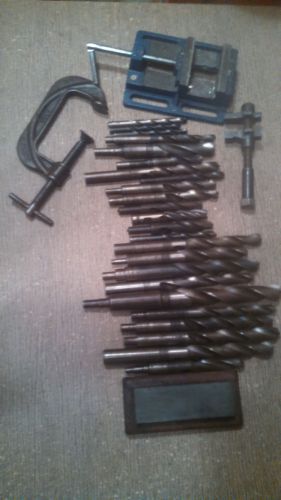 Drill bits industrial grade metal with extras. for sale