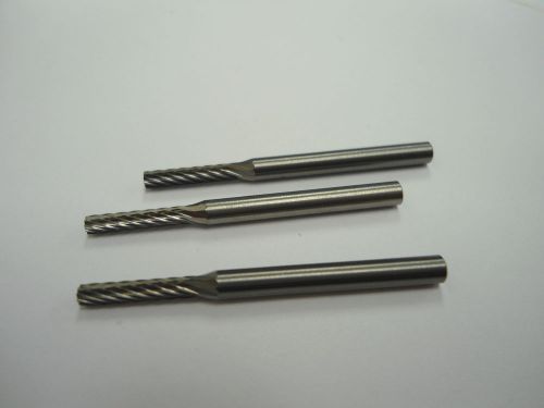 Carbide clyinder burs 1/8&#034; radius sc-42sc 9/16&#034; x 1-1/2&#034; usa qty 3 [414] for sale