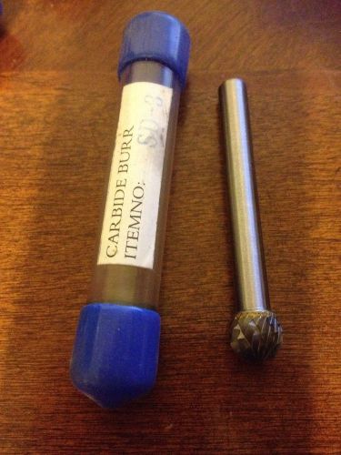 Carbide Burr Bit Ball SD-3 Brand New!