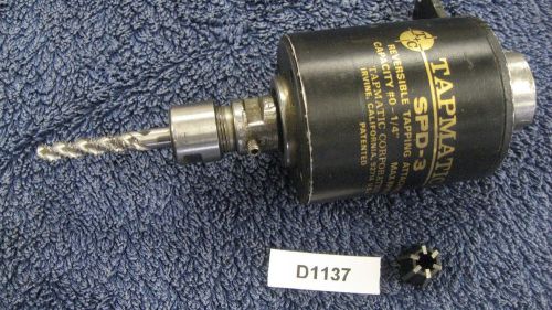 Tapmatic spd3 tapping head cat# 18362  for #0-1/4&#034; taps  inv d1137 for sale