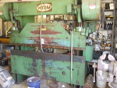 45 Ton Heim Mechanical Press Brake, No. 45-6, 2&#034; Stroke of Ram (25743)