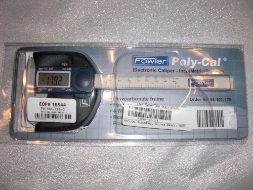 Fowler 74-101-175 poly-cal electronic caliper 6&#034;/150mm (74101175) for sale