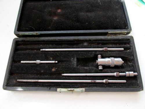 Vintage Starrett Inside Tubular Caliper Micrometer with Box
