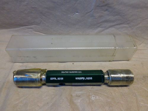 GREENFIELD 31/32-14 UNS-2A THREAD PLUG GAGE