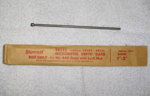 STARRETT #440  1-2&#034; DEPTH ROD MACHINIST