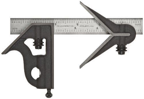 Starrett 11HC-6-16R Cast Iron Square And Center Heads W/ Regular Blade