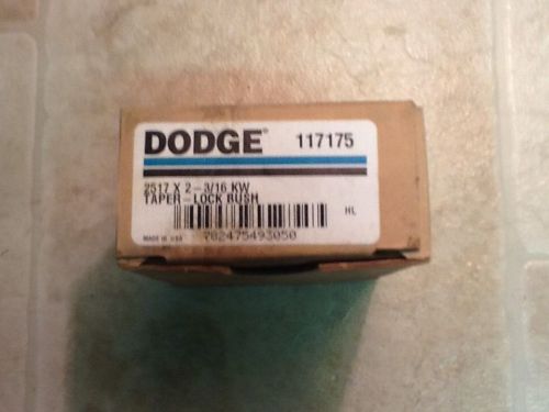 NEW DODGE 117175 BUSHING TAPER-LOCK 2517x2-3/16KW