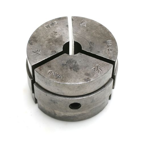 Warner &amp; swasey 1/2&#034; round collet pads set for 1129-1102 w&amp;s #4 master collet for sale