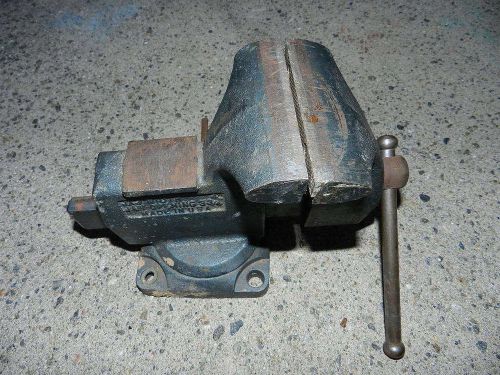 Wilton 4&#034; jaw width 4&#034; opening bench mount vise made in usa excellent condition for sale