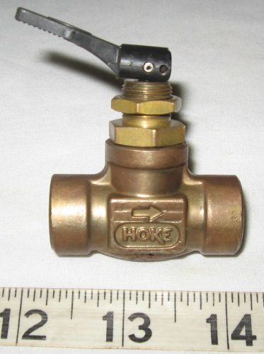 Hoke BRASS TOGGLE VALVE 1/4&#034; FEMALE NPT