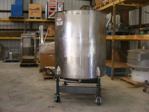 550 560 Gallon Perma-San model 560OVC Stainless Steel Tank on Wheels