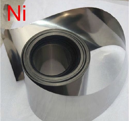 99.96% high purity nickel ni metal foil sheet 0.05mm x 200mm x 1000mm #eyl-1 for sale