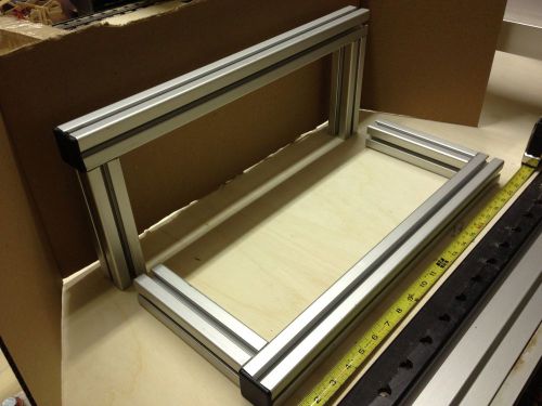 80/20 4040 aluminum extrusion stand w feet 514 mm long x 216 h for sale