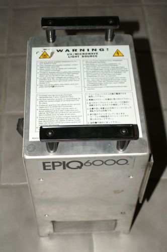 FUSION UV ULTRAVIOLET EPIQ6000 MICROWAVE LAMP IRRADIATOR UNIT 600 WATTS PER INCH