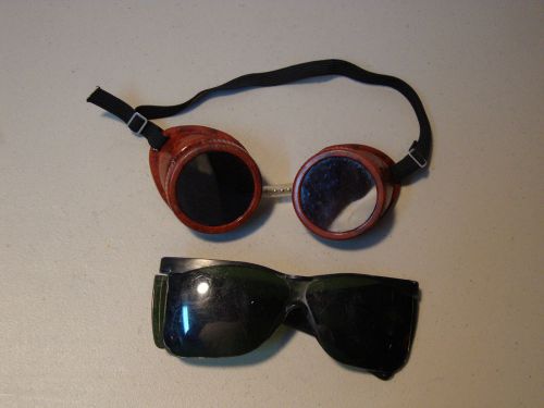 VINTAGE WELDING GOOGLES &amp; WELDING GLASSES      L@@K