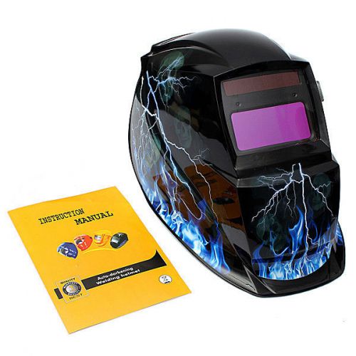 Solar Pro Auto Darkening Welding Weld Grinding MIG TIG ARC Helmet Hood TDB Mask