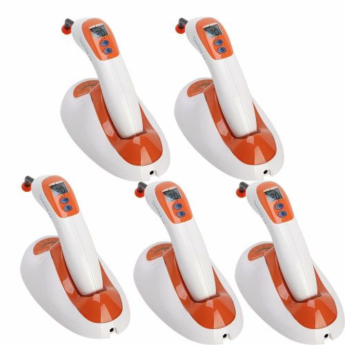 5 Dental Wireless Led Curing Light Cordless Lamp 2000mw Orthodontics 7W