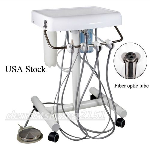 Dental equipment portable delivery unit with 6h fiber optic handpiece tube 110v for sale