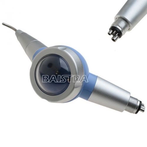 Luxury Dental Hygiene Tooth Jet Air Polisher Prophy Handpiece Blue 4 Hole