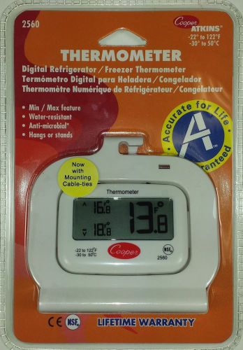 Cooper Atkins 2560 Digital Refrigerator/Freezer Thermometer - Accurate for Life!