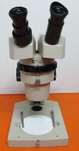 OLYMPUS MICROSCOPE 996063 VM VMZ1X-4X 281517 WITH G10X EYEPIECE