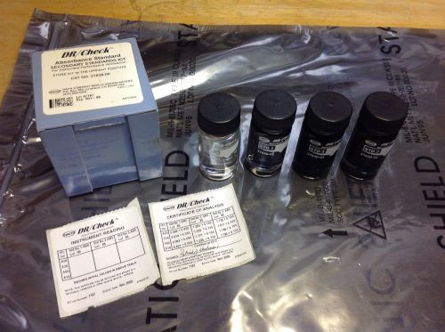 Hach 27639-00 dr/check absorbance standard secondary standards kit $99 for sale