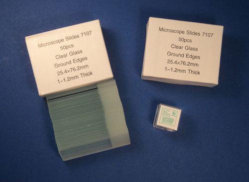 Blank Microscope Slides &amp; Glass Cover 100 pcs