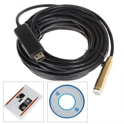 10m/30ft usb waterproof borescope endoscope inspection snake tube  camera 4led for sale