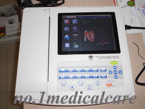 Contec professional portable digital ecg machine, ecg1200g, factory direct sale for sale