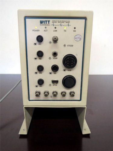 WITT Biomedical Series IV Monitoring System Front End spO2 CO2 ECG BP