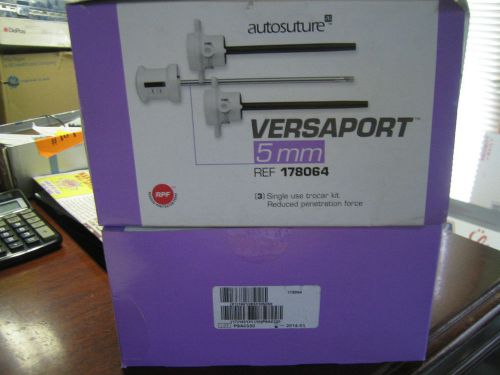 Autosuture / Covidien REF# 178064 VERSAPORT 5mm versaport 3 IN A BOX