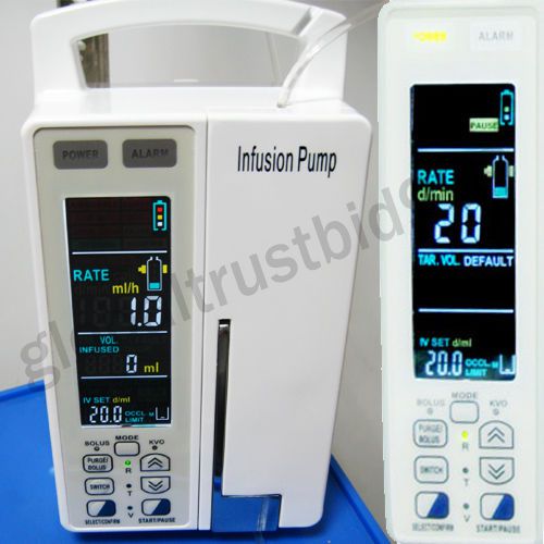 New medical infusion pump with alarm ml/h or drop/min ip50c for human veterinary for sale