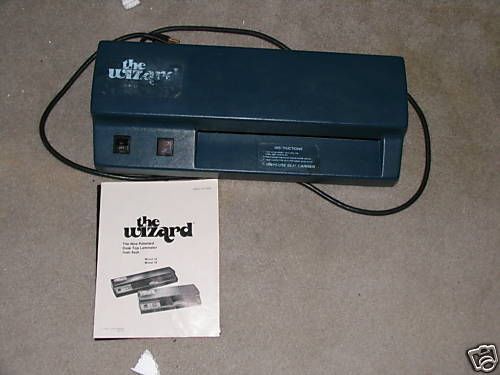 Seal &#034; The Wizard&#034; Desktop Laminator Model 12 Works