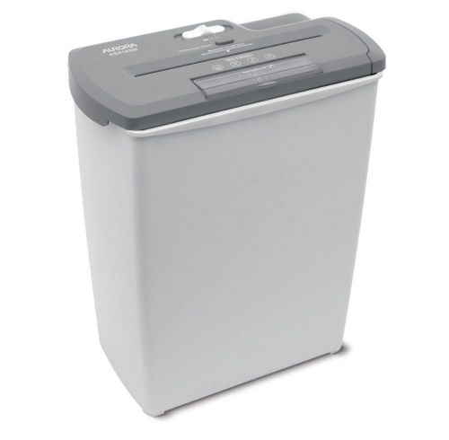 Aurora AS810SD 8-Sheet Strip-Cut Paper, CD and Credit Card Shredder Basket, New