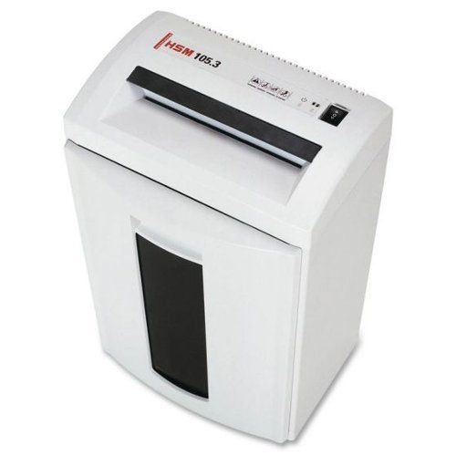 HSM 105.3cc Level 3 Cross Cut Office Paper Shredder Free Shipping